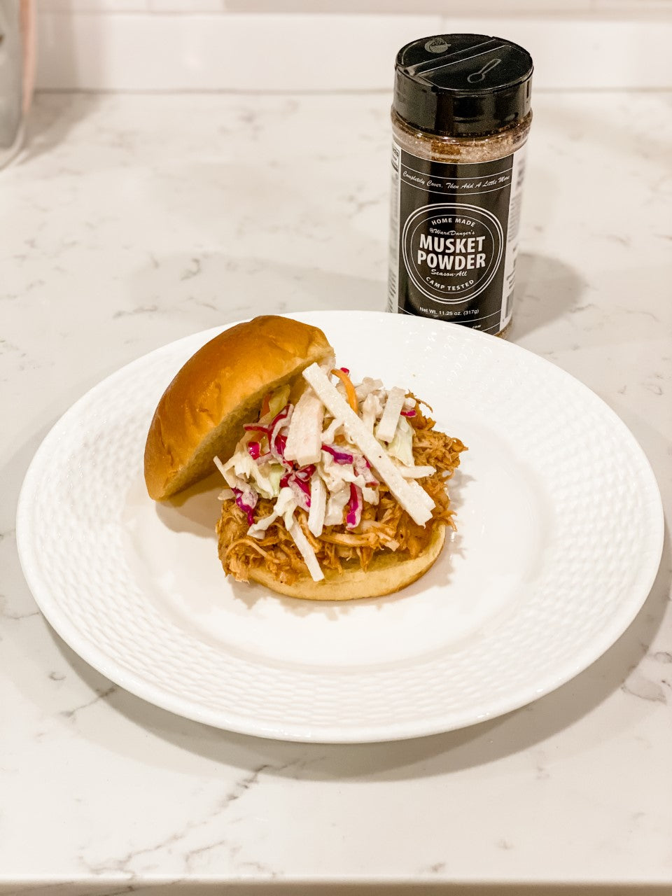 Slow Cooker BBQ Chicken Sandwiches