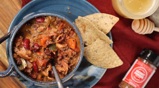 Best Elk Chili Ever with Red Label