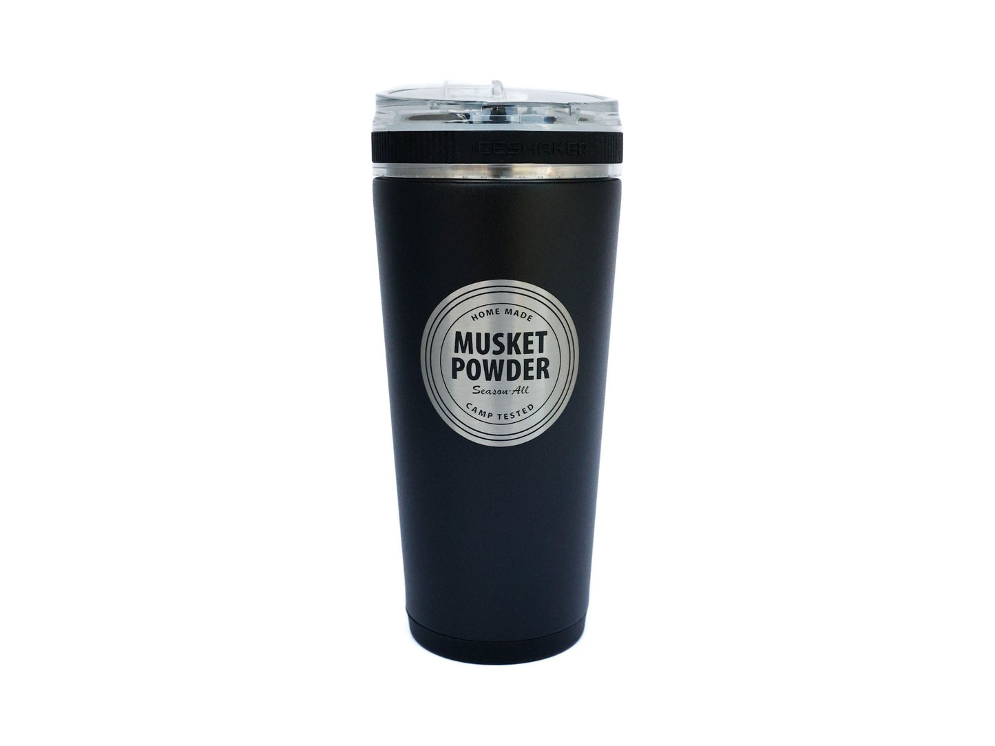 Musket Powder Branded 26 oz. Flex Travel Tumbler With Straw