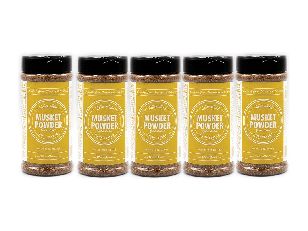 Musket Powder Gold Label (Honey Chipotle) 5-Pack Set