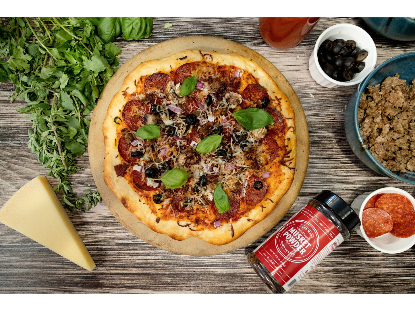 Cajun Pizza Musket Powder Red Label Recipe